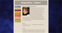 Desktop Screenshot of akupunkturaubert.ch