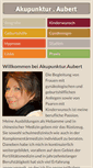 Mobile Screenshot of akupunkturaubert.ch